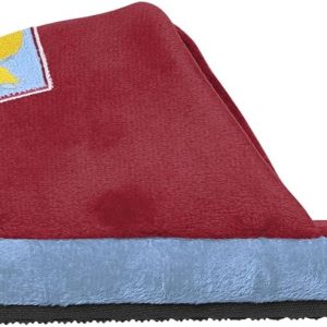 FOCO Officially Licensed Aston Villa FC Men's Split Colour Football Slippers Medium Size 8-9