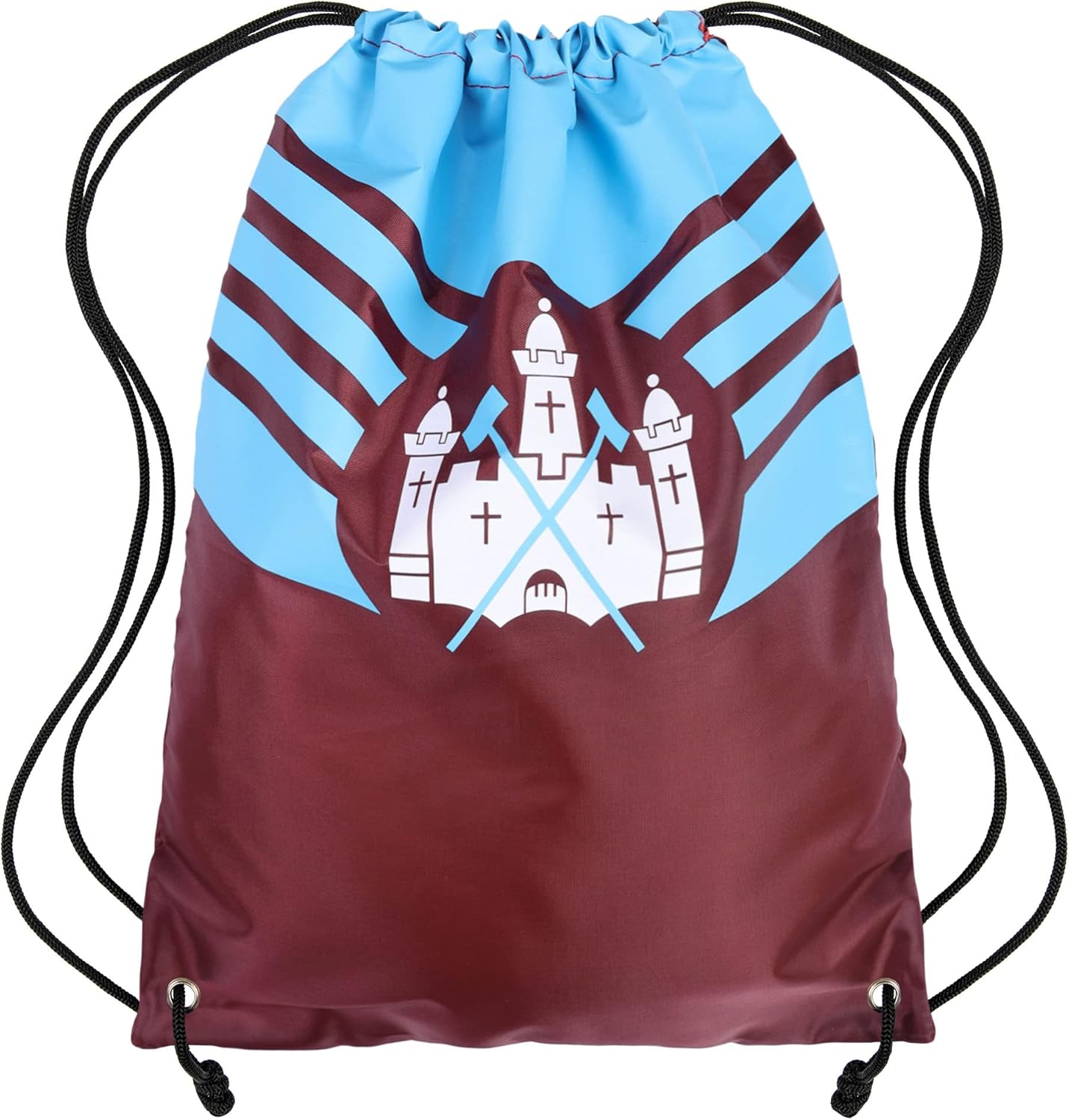 FOCO Premier League Football West Ham United Fan Drawstring Bag For Gym Sport Beach Travel Women Men