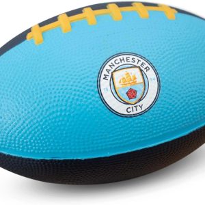 Hy-Pro Officially Licensed Manchester City F.C. Mini Foam American Football | Man City, Foam, Soft, Indoor and Outdoor Play, Adults, Kids, Youth