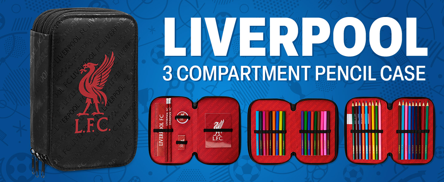 Liverpool F.C. Filled Pencil Case, Colouring and Stationery Set