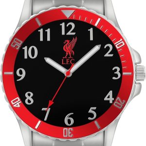 Liverpool Football Club Boy's Analog Quartz Watch with Stainless Steel Strap LFC8008