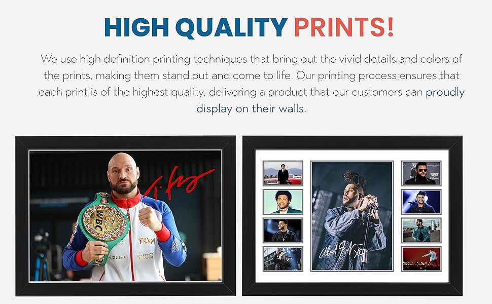 High Quality Prints