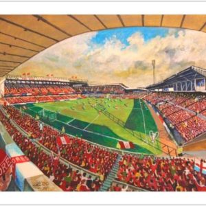 Media Storehouse 10x8 Print of City Ground Stadium Fine Art - Nottingham Forest Football Club (14645899)