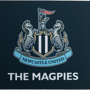 Newcastle United FC Mouse Mat, Official Licensed Football Gift, 23 cm x 19 cm, Black