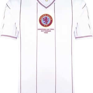 Score Draw Aston Villa 1982 Euro Final Retro Football Shirt