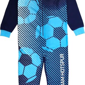 Tottenham Hotspur Boys Onesie, Sleepsuit, All in One Pyjamas, Age 7-14 Years