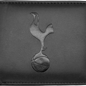 Tottenham Hotspur FC Official Football Gift Embossed Crest Money Wallet Black