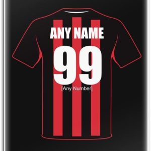 UNIGIFT Personalised Gift - Bournemouth Glass Fridge Magnet (Football Club Design Theme, Colour Options) - Any Name/Message on Your Unique - The Cherries Boscombe