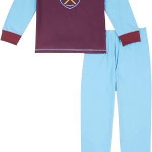 West Ham United F.C Boys Pyjamas, West Ham PJ Set Ages 3 to 15 Years Old, Official Football Merchandise