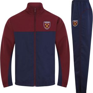West Ham United FC Mens Tracksuit Jacket & Pants Set OFFICIAL Football Gift