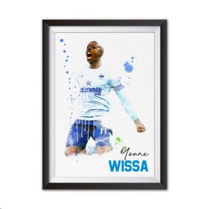 Yoanne Wissa Brentford FC Watercolour Style Print | Football Art | Football Gift