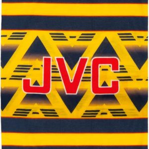 fan originals Arsenal Snood Neck Scarf Yellow 1991 Away Kit Colours