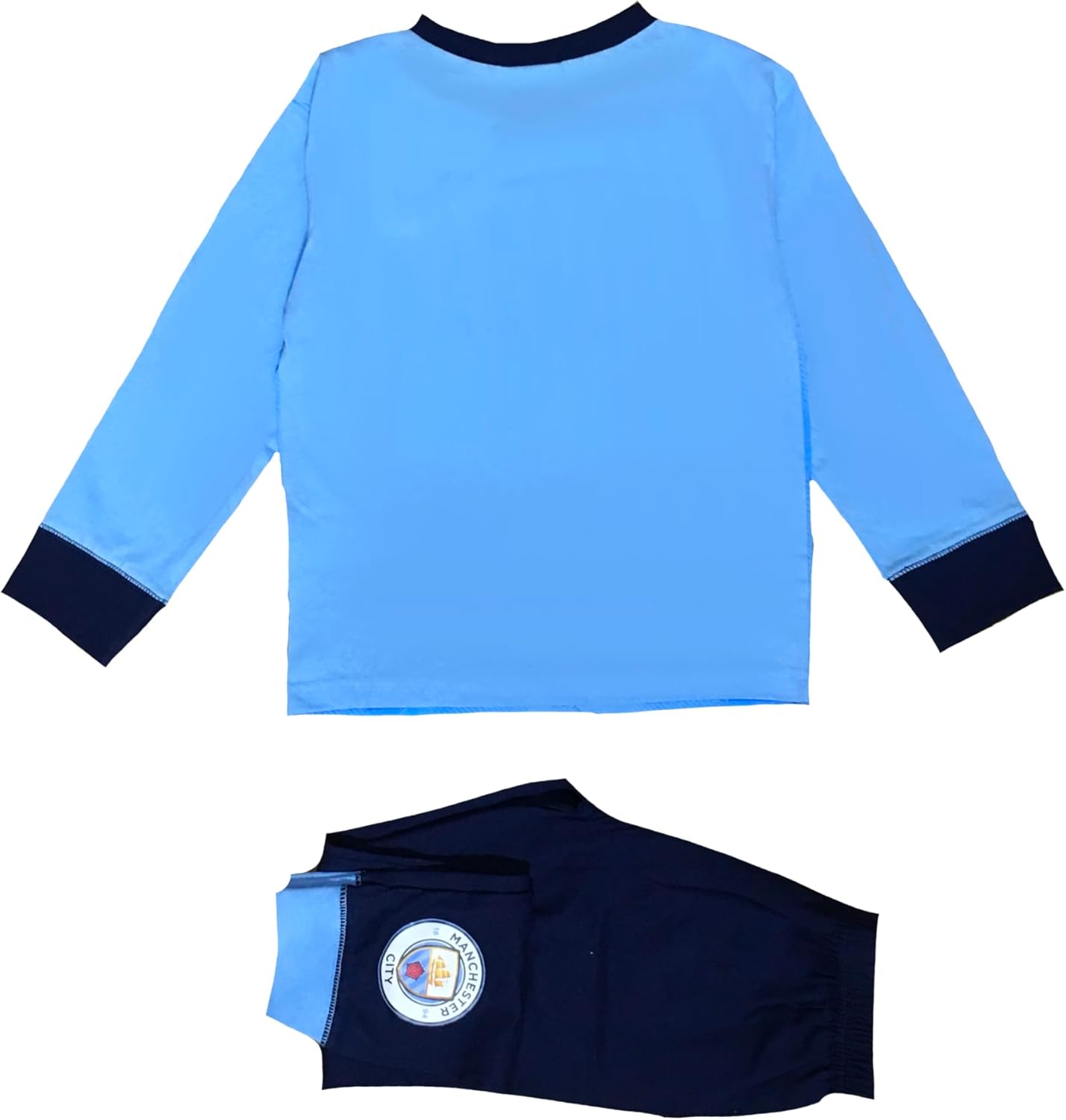 MANCHESTER CITY Boys Man City Pyjamas, Blue, Age 4-12 Years - Image 6