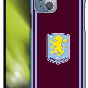 Head Case Designs Officially Licensed Aston Villa Football Club Home 2024/25 Crest Kit Hard Back Case Compatible With Apple iPhone 14