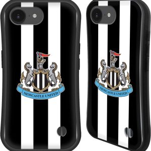 Head Case Designs Officially Licensed Newcastle United Football Club Stripes Crest Hybrid Case Compatible With Apple iPhone 16e