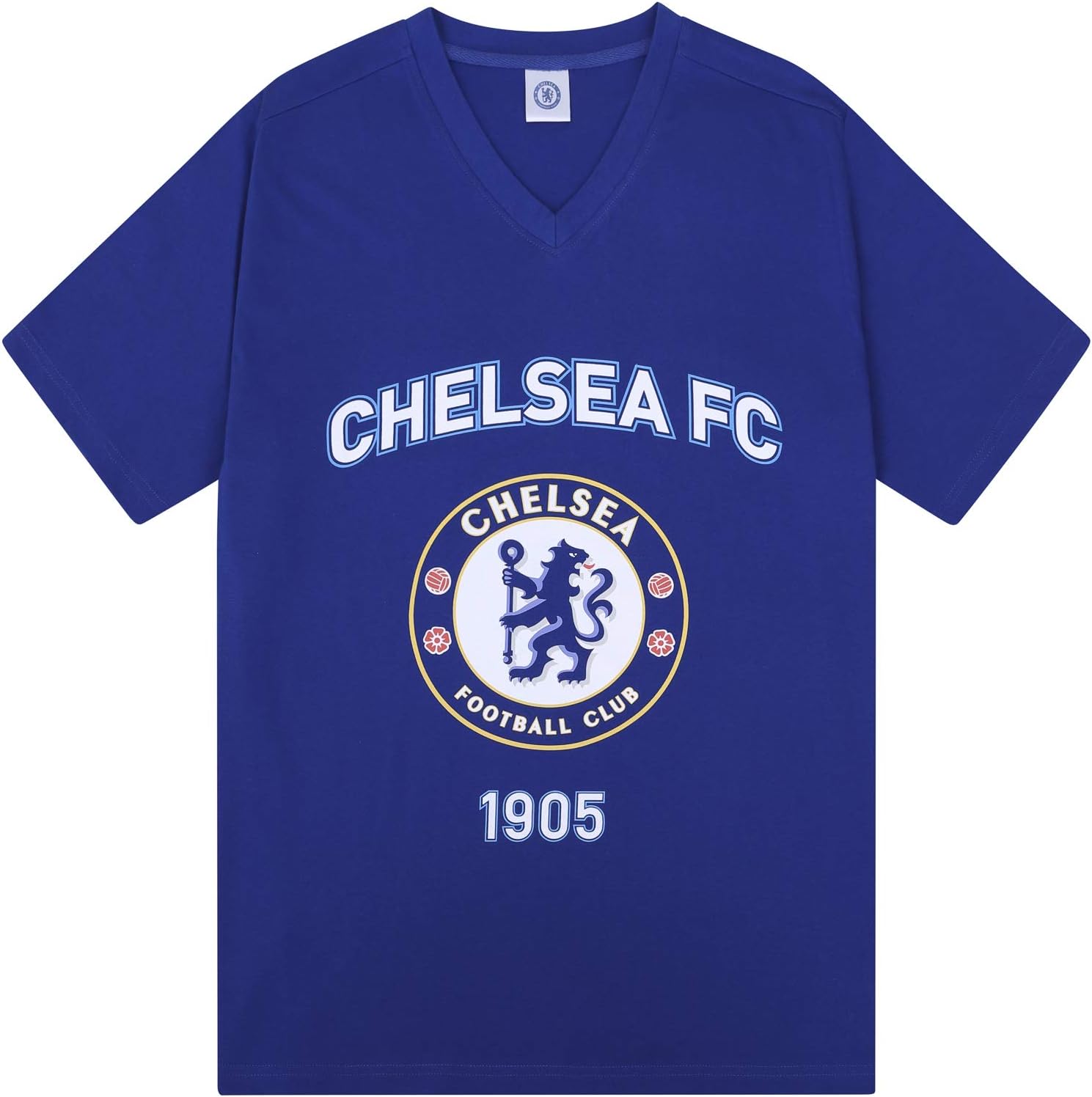 Chelsea Mens Pyjamas Short Loungewear OFFICIAL Football Gift - Image 3