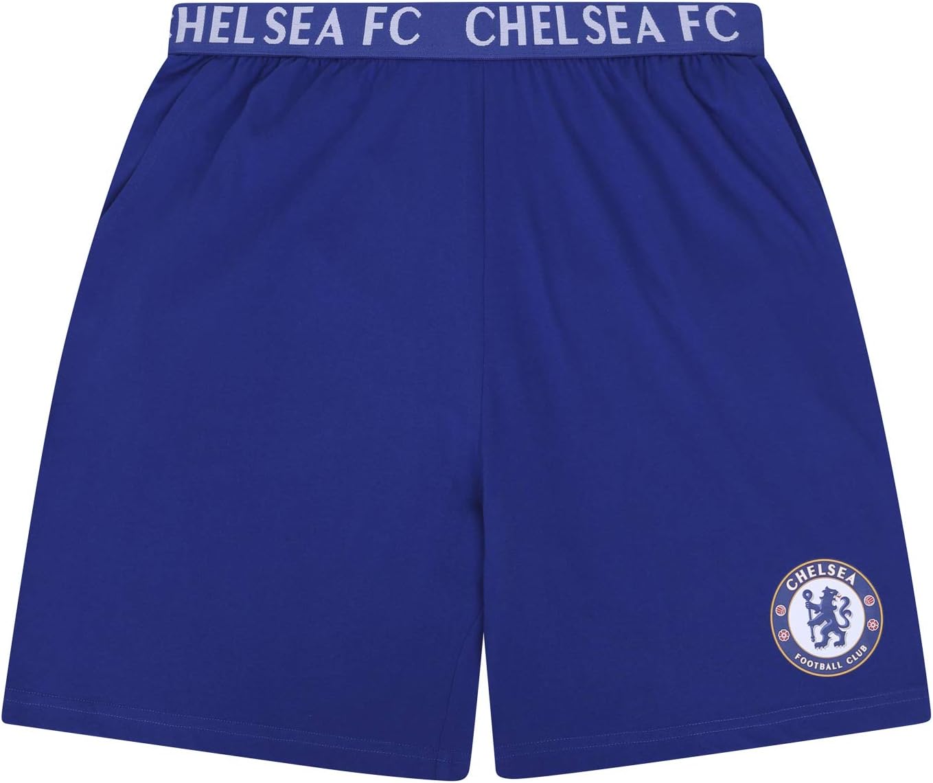 Chelsea Mens Pyjamas Short Loungewear OFFICIAL Football Gift - Image 4