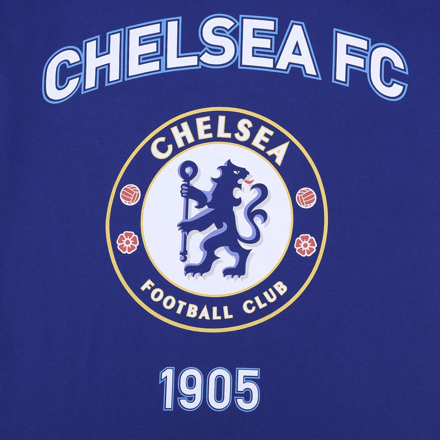 Chelsea Mens Pyjamas Short Loungewear OFFICIAL Football Gift - Image 5
