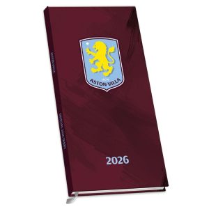 2026 DIARY ASTON VILLA FC WEEK TO VIEW SLIM POCKET DIARY OFFICIAL PRODUCT