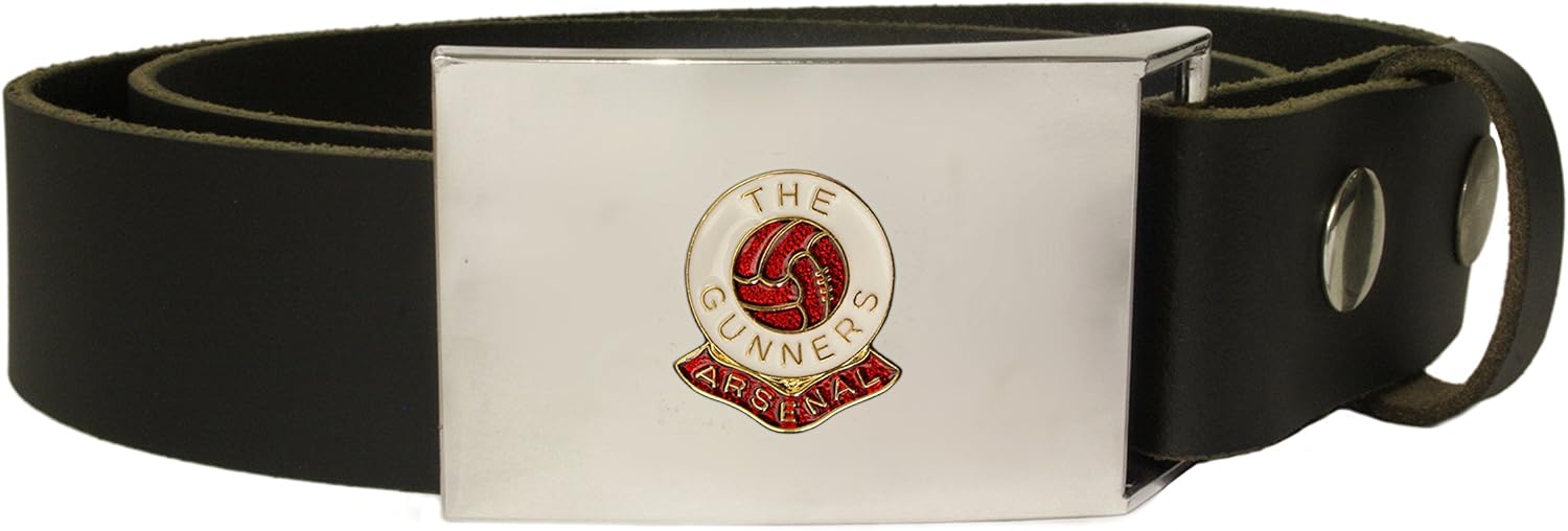 Arsenal football club leather snap fit belt