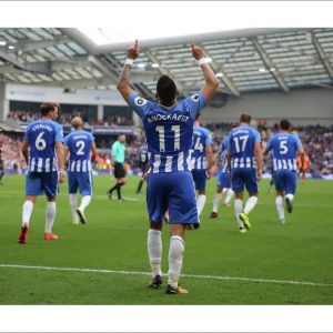 Brighton and Hove Albion vs Everton Premier League Print 15OCT17 - Print 10"x8" (25x20cm) (13988768)