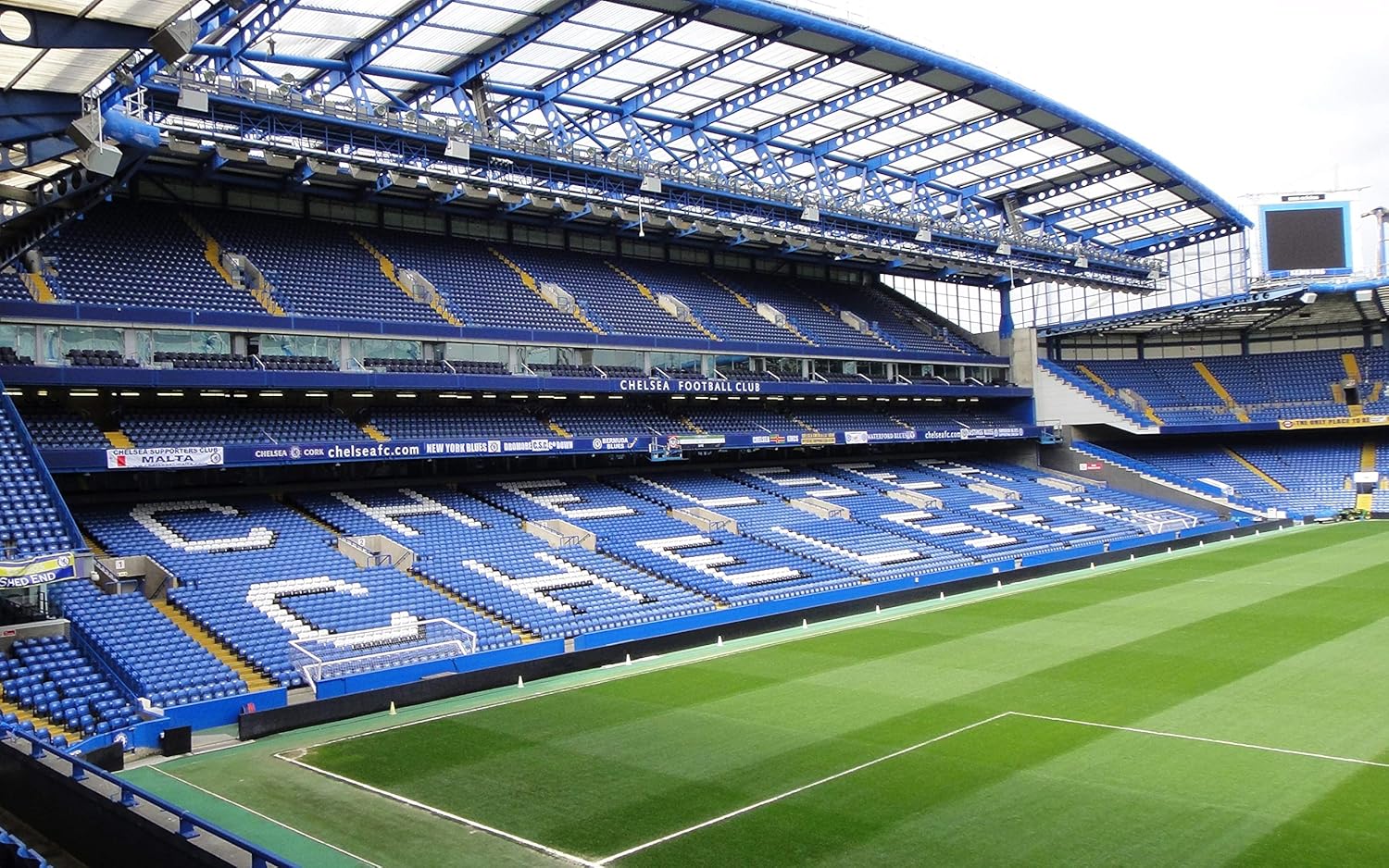 Chelsea Stamford Bridge Stadium Fulham Football Sport Picture Poster Wall Art Print A4