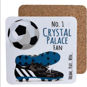 Crystal Palace Eagles FC Football Club Fan - COASTER DRINK MAT - by WHITE COTTON CARDS (C-FN54)