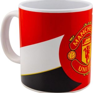 FOCO Officially Licensed Football Stripe Jumbo Mugs (Manchester United FC)
