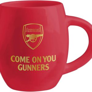 FOCO Premier League Football Arsenal Come On You Gunners Slogan Tea Tub Mug