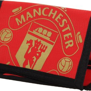 Manchester United Foil Print Wallet Credit Card Case, 13 cm, Red