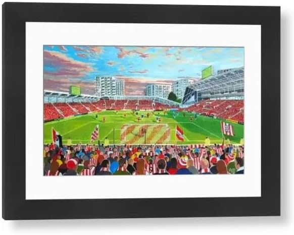 Media Storehouse Brentford Community Stadium Fine Art Framed Print - Modern Frame 22"x18" (58x48cm) (24397378)