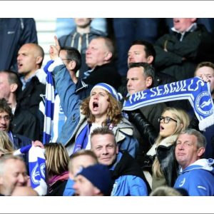 Media Storehouse Brighton & Hove Albion vs. Derby County 2013-14 Away Game Print - Print 10"x8" (25x20cm) (9912763)