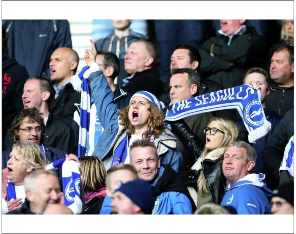 Media Storehouse Brighton & Hove Albion vs. Derby County 2013-14 Away Game Print - Print 10"x8" (25x20cm) (9912763)
