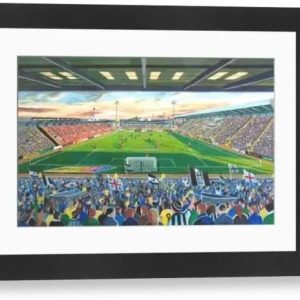 Media Storehouse Meadow Lane Stadium Fine Art Framed Print - Notts County Football Club - Modern Frame 22"x18" (58x48cm) (19154852)
