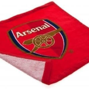 Official 30cm Arsenal Fc Football Club Face Cloth Gym Training Towel Set by Arsenal