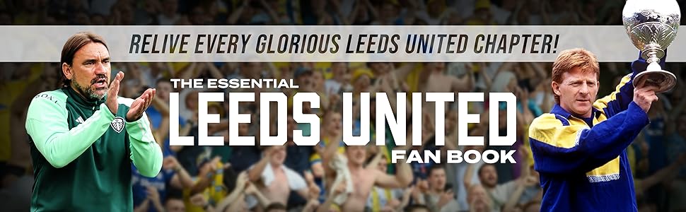 Text reads 'LEEDS UNITED'. Sports-themed banner or header image featuring club colors of white and yellow.