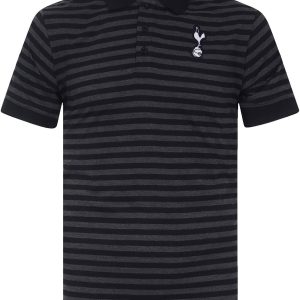 Tottenham Hotspur Mens Polo Shirt Striped Official Football Gift