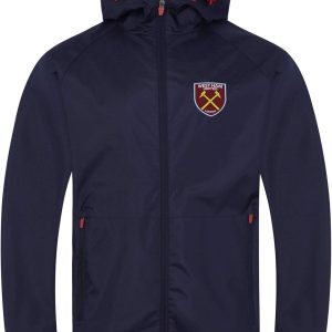 West Ham United FC Mens Jacket Shower Windbreaker OFFICIAL Football Gift