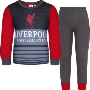 Liverpool FC Official Football Club Boys Pyjamas Long Sleeve PJs, Sizes 2-12 Years