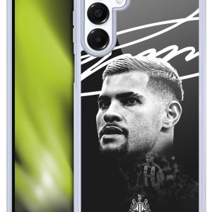 Head Case Designs Officially Licensed Newcastle United Football Club Bruno Guimarães 2024/25 First Team Gel Case [Military Grade] Compatible with Samsung Galaxy A16 5G and Compatible with MagSafe