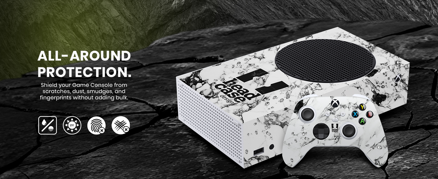 Close-up product shots of a gray and black protective camera cover, showing its form-fitting design and installation process on a smartphone.