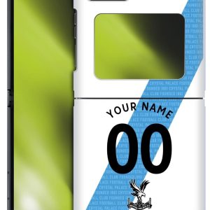 Head Case Designs Officially Licensed Custom Customised Personalised Crystal Palace Football Club Away 2023/24 Kit Hard Back Case Compatible With Motorola Razr 2022