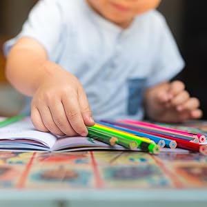 boy coloring