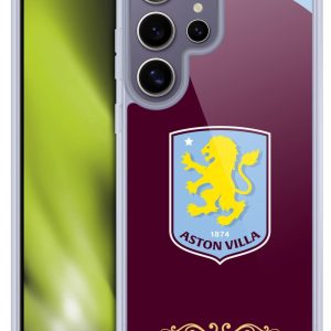 Head Case Designs Officially Licensed Aston Villa Football Club Home 2025/26 Crest Kit Gel Case [Military Grade Protection] Compatible With Samsung Galaxy S25 Ultra