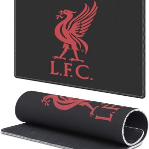 Head Case Designs Officially Licensed Liverpool Football Club Liverbird Black Graphics 9.84 x 11.81 x 0.12 inches (250 x 300 mm) - S Gaming Office Desk PC Keyboard Mouse Mat Pad