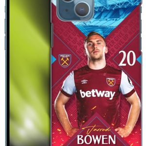 Head Case Designs Officially Licensed West Ham United FC Jarrod Bowen 2023/24 First Team Hard Back Case Compatible With Apple iPhone 13
