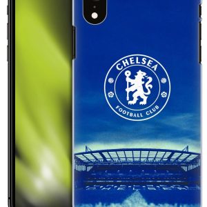 Head Case Designs Officially Licensed Chelsea Football Club Logo Retro Kit and Stadium Hard Back Case Compatible With Apple iPhone XR