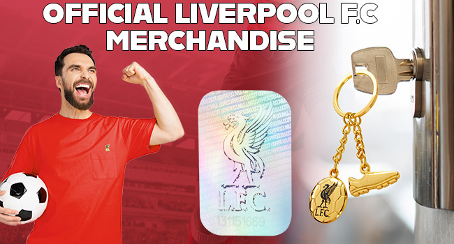 Liverpool F.C. Keyring and Pin Badge Gift Set