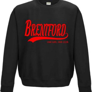 All About The Print Brentford One Life, One Club. Premium Sweatshirt Gift Mens Fan Present Gift Hoodie top Jumper