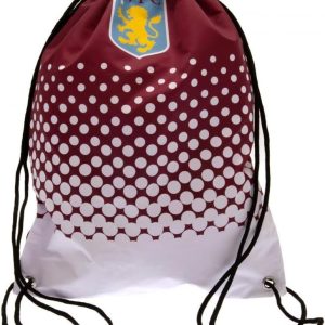 Aston Villa Fc Fade Gym Bag - Red - One Size